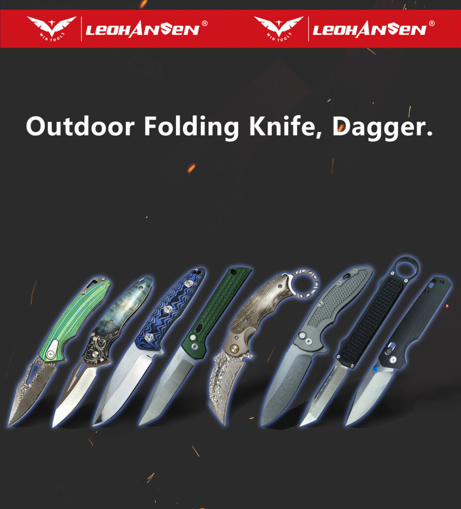 Size comparison of different EDC knives