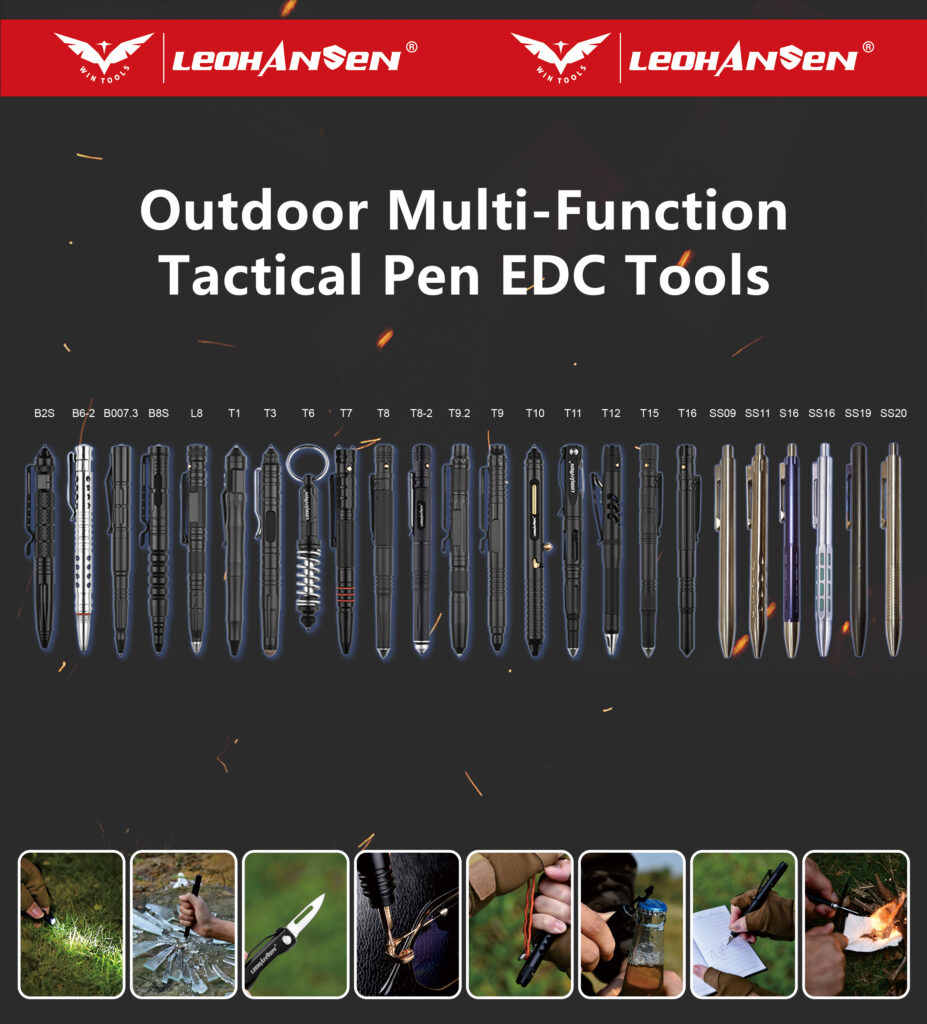 EDC knife comparison showing different sizes and styles